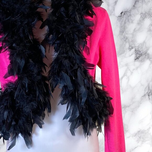 VTG Absolutely Creative Cotton Feather Cardigan - Picture 10 of 11